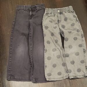 H&M Kids Black and Gray Jeans Set